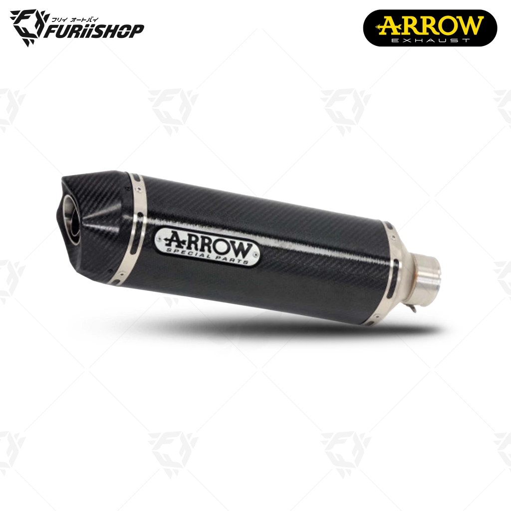 ท่อสูตร/ท่อแต่ง/ท่อไอเสีย Arrow slip on carbon-carbon : for Kawasaki Z800