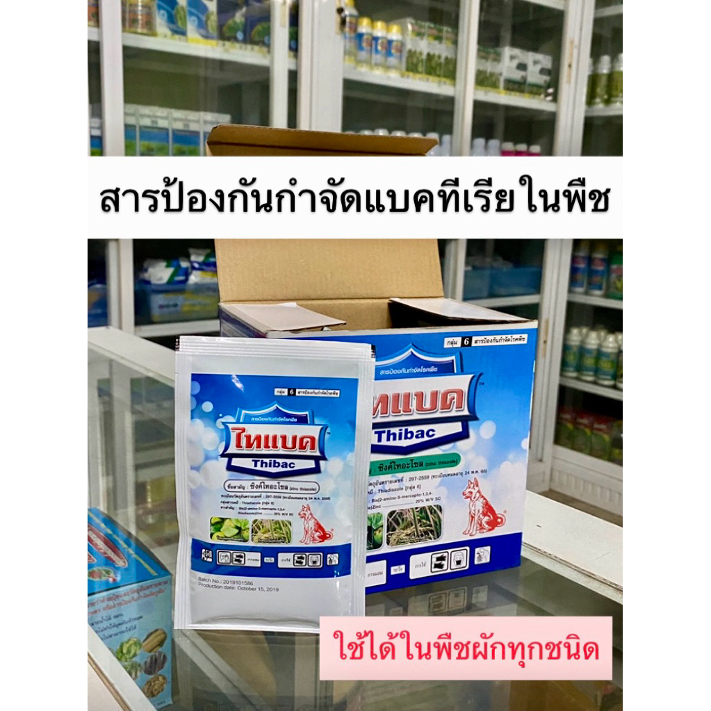 ไทแบค ซิงค์ไทอะโซล สารป้องกันกำจัดแบคทีเรียในพืช ขนาด 60 มล.