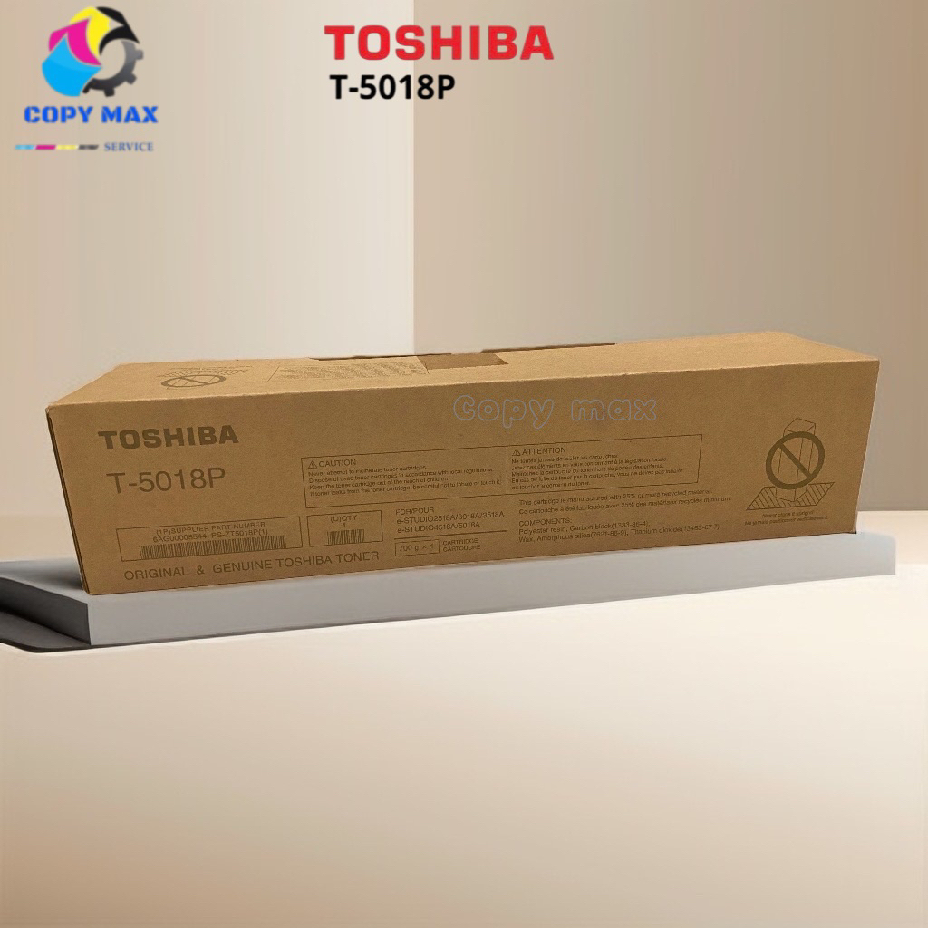 TOSHIBA e-STUDIO หมึกเครื่องถ่ายเอกสารสีดำ T-5018P สำหรับรุ่น 3018A / 4518A / 5018A