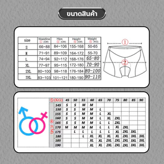 doti กางเกงปั่นจักรยานผู้ชาย ขาสั้น ซิลิโคนหนา กันกระแทก แห้งเร็ว