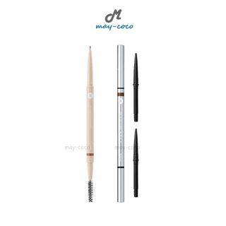 ถูก/แท้/มีไลฟ์ ดินสอเขียนคิ้ว Supermom 2in1 Slim Eyebrow Pencil ซุปเปอร์มัม เขียนคิ้ว เนื้อนุ่ม คิ้วสวย ธรรมชาติ ติดทน