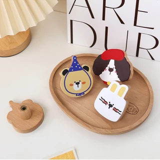 🏷️[Home] ตะขอไม้ ตะขอหมี animal&HOOk ไม่ต้องเจาะรู เรียบง่าย สําหรับแขวนตกแต่งผนังบ้าน พร้อมกาว
