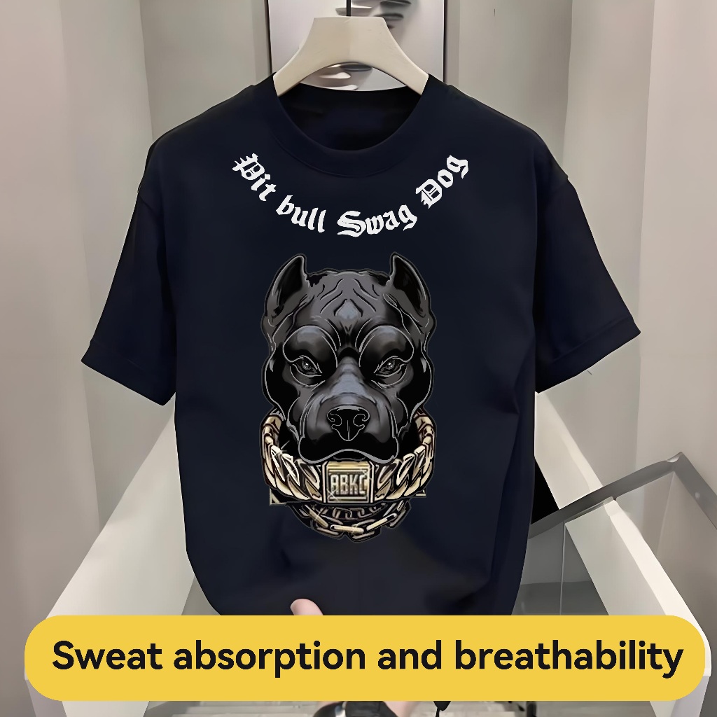 ใหม่ เสื้อยืดผู้ชาย แฟชั่นยอดฮิต สไตล์เท่ๆ แขนสั้น ผ้านิ่มสวมใส่สบาย ลายสกรีนคมชัด TA1-36
