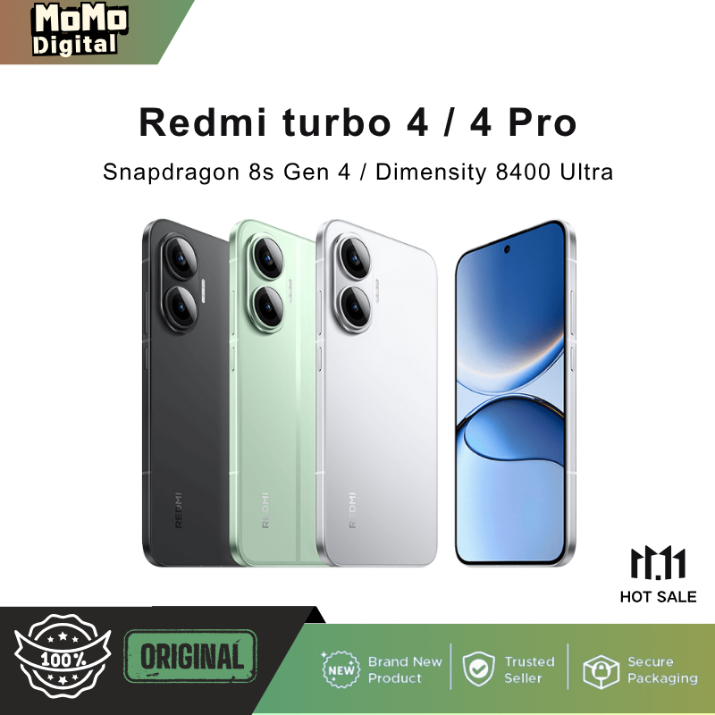 Xiaomi Redmi turbo 4 Pro Snapdragon 8s Gen 4 / Redmi turbo 4 Dimensity 8400 Ultra | Redmi turbo 4 Se