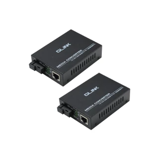 GLINK Ethernet Media Converter 10/100/1000 3KM ,A+B PAIRS ,Single Mode รุ่น GCVT-04
