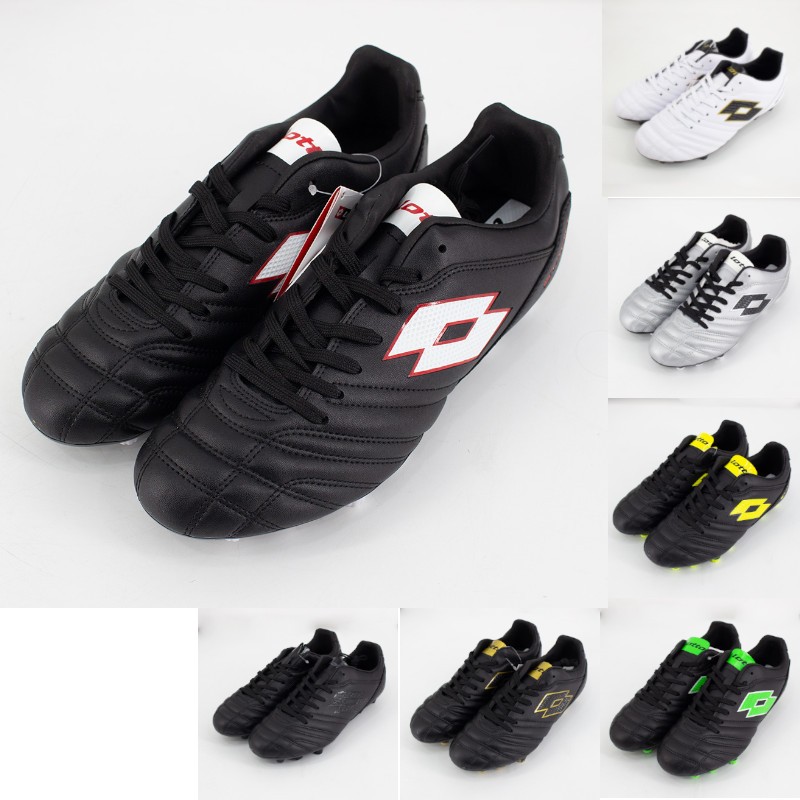 Lotto รองเท้าฟุตบอล รองเท้าสตั๊ด สตั๊ด มี 7 สี สำหรับเล่นบนสนามหญ้า Stadio 705 FG
