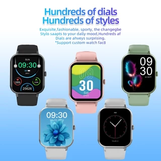 GOOJODOQ Fb033 นาฬิกาอัจฉริยะ กันน้ำ Ip68 โทรบลูทูธ อัตราการวิ่ง วอลล์เปเปอร์ที่กำหนดเอง Smart Watch