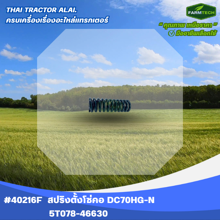 สปริงตั้งโซ่คอ DC70HG-N 5T078-46630 (40216F)