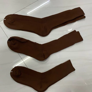 ถุงเท้าข้อยาวสีน้ำตาล มีทุกไซต์ให้เลือก
