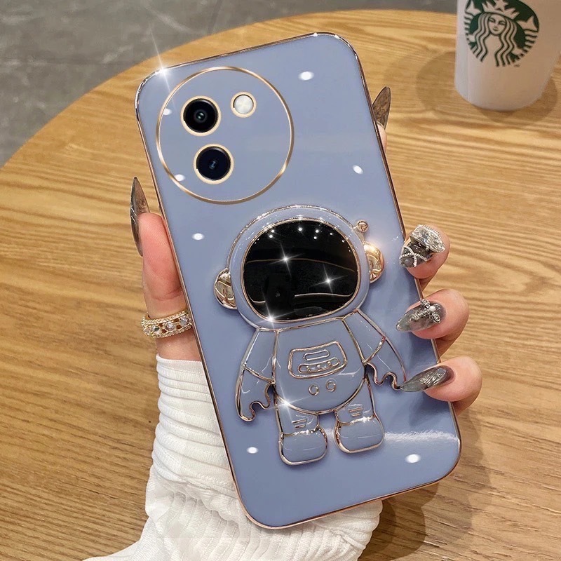 เคส TPU อวกาศ ขาตั้ง ตั้งได้ สำหรับ VIVO Y39  กันกระแทก อวกาศ ตั้งได้ กันกล้อง หรูหรา น่ารัก พร้อมจัดส่