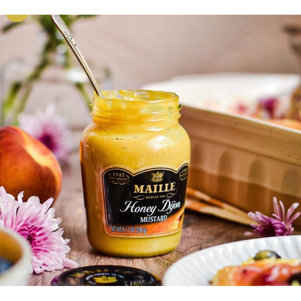 MAILLE Honey Dijon Mustard 200g มัสตาร์ดผสมน้ำผึ้ง