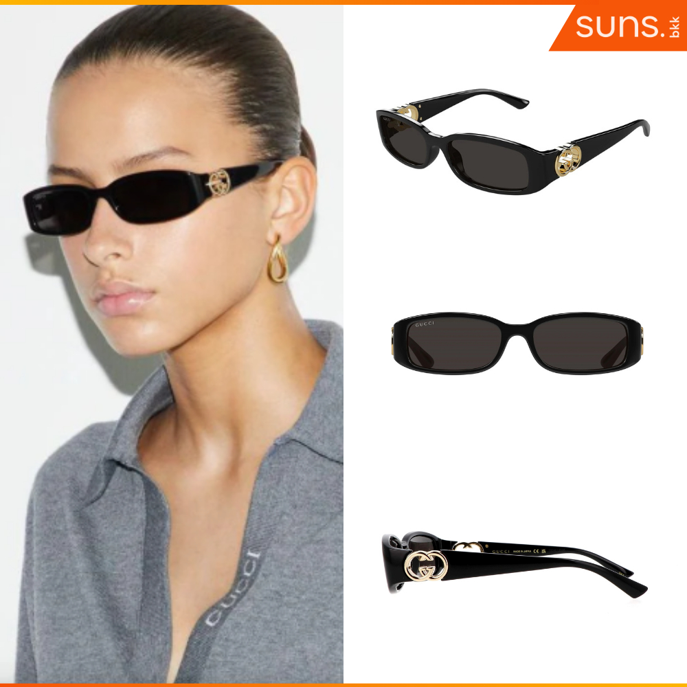 แว่นกันแดด Gucci กุชชี่ GG1661S Sunglasses แว่นตากันแดด แบรนด์เนม กันแดดแฟชั่น
