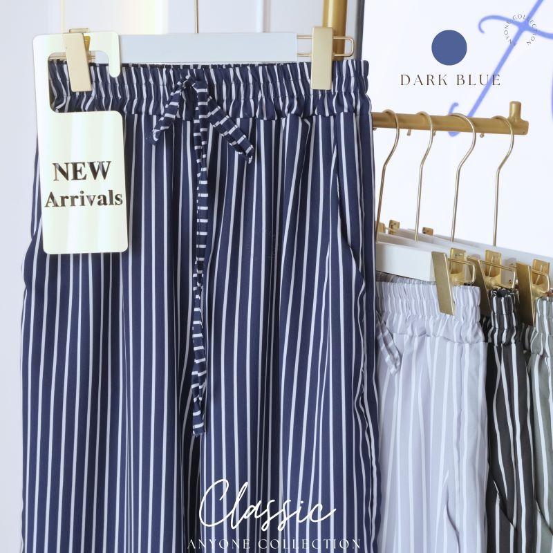 𝑪𝒍𝒂𝒔𝒔𝒊𝒄  ใหม่ล่าสุด⭐งานตัดไทยพร้อมส่ง⭐กางเกงขายาวพิมพ์ลาย (มีไซส์ให้เลือก) ใส่สบายมาก ผ้าไม่บาง ไม่ยับไม่ต้องรีด - รูปที่ 2