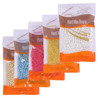 เม็ดแว็กซ์กำจัดขน 100g / 400g สำหรับผู้หญิงและผู้ชาย แว็กซ์ร้อนใช้เองที่บ้าน ผิวเรียบเนียน ไม่ระคาย