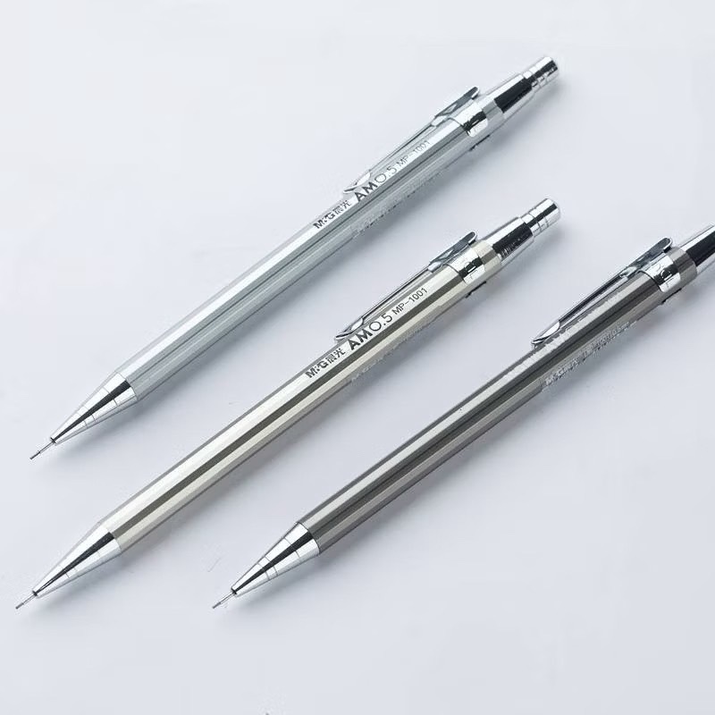 ดินสอกด M&G เอ็มแอนด์จี ขนาด 0.5 / 0.7 มม รุ่น MP-1001 ด้ามโลหะ 3 สี (MECHANICAL PENCIL) ดินสอกดเขียนแบบ ดินสอกดโลหะ