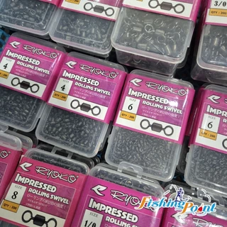 ลูกหมุนถังลาย RYOKO IMPRESSED ROLLING SWIVEL กล่องละ 200 ตัว