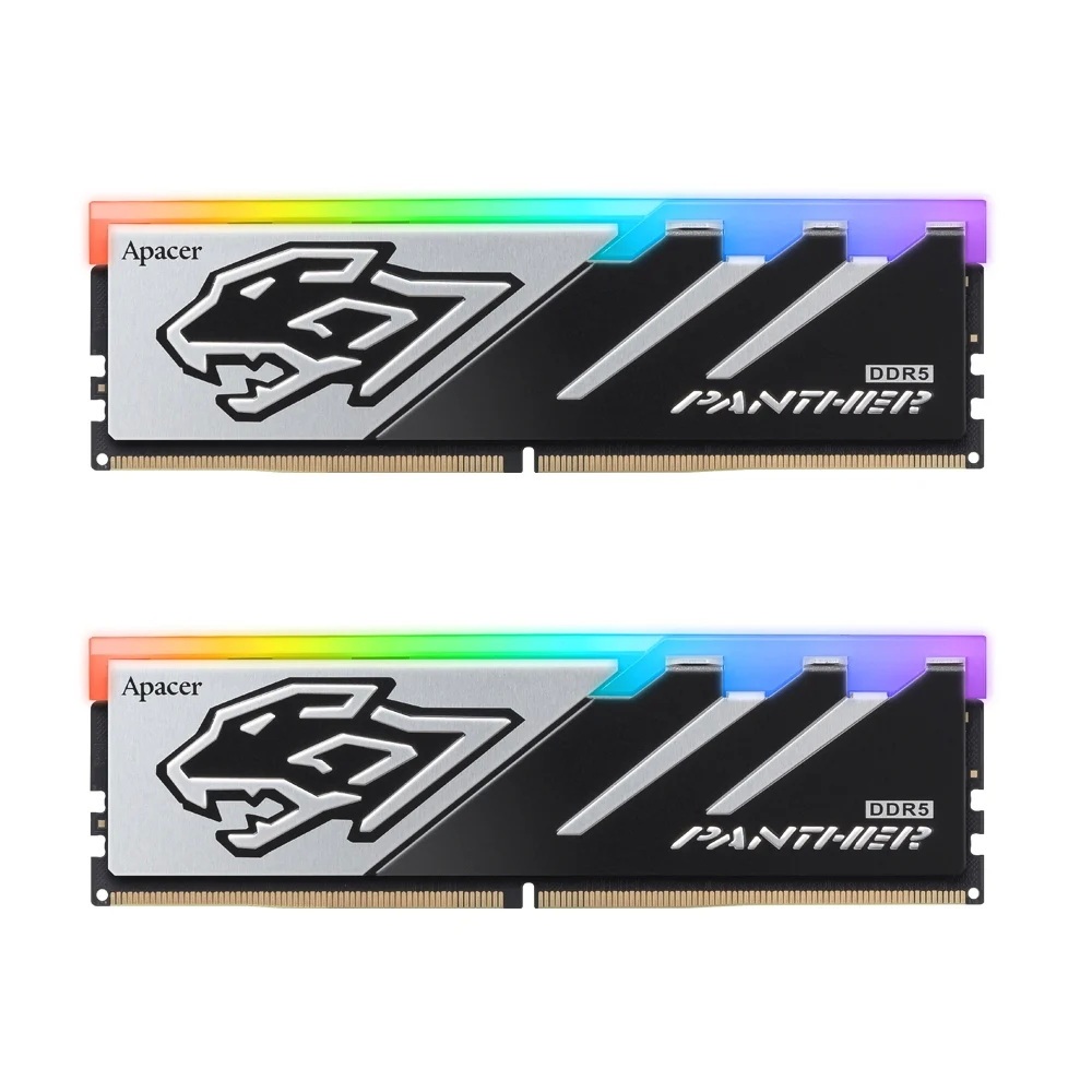 64GB (32GBX2) RAM DDR5(6400) APACER PANTHER RGB (AH5U64G64C5529BAA-2)