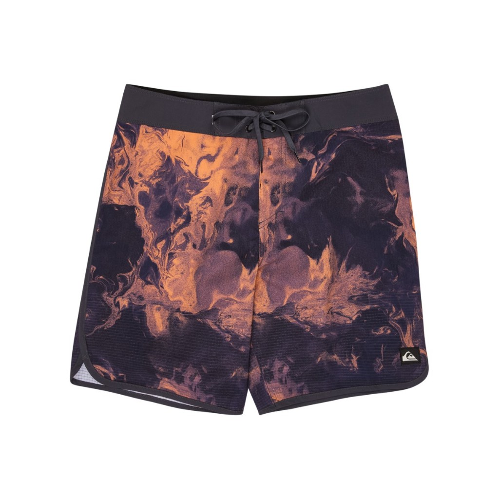 QUIKSILVER กางเกงบอร์ดชอร์ตผู้ชาย Mens Highline Scallop 19" Boardshorts-Black 253 EQYBS04865-KSH0