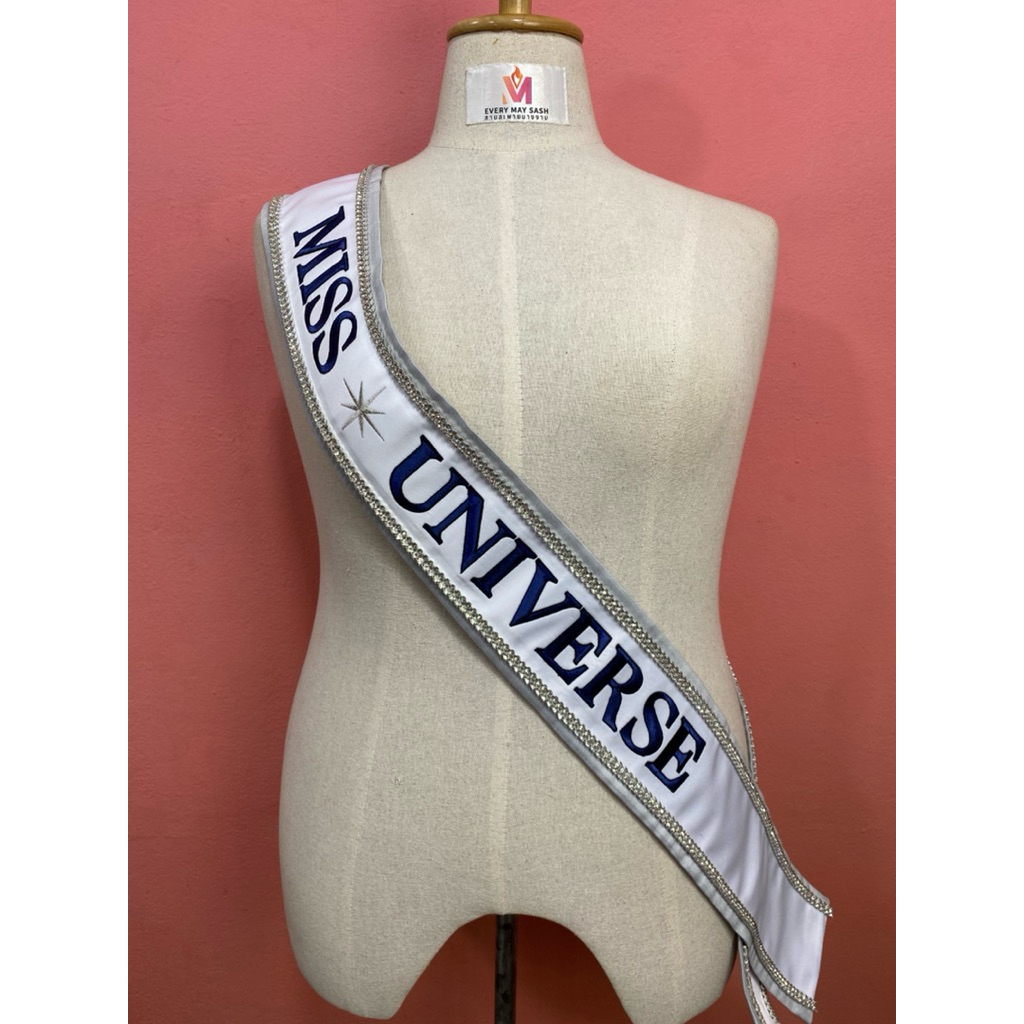 สายสะพาย MISS UNIVERSE เพชรแบบเดียวกับของแท้