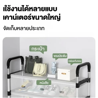 ชั้นวางรองเท้า ที่วางรองเท้า ชั้นวางรองเท้ากันฝุ่น แผงกั้นกันฝุ่น 4/5/6/7ชั้น พร้อมส่ง