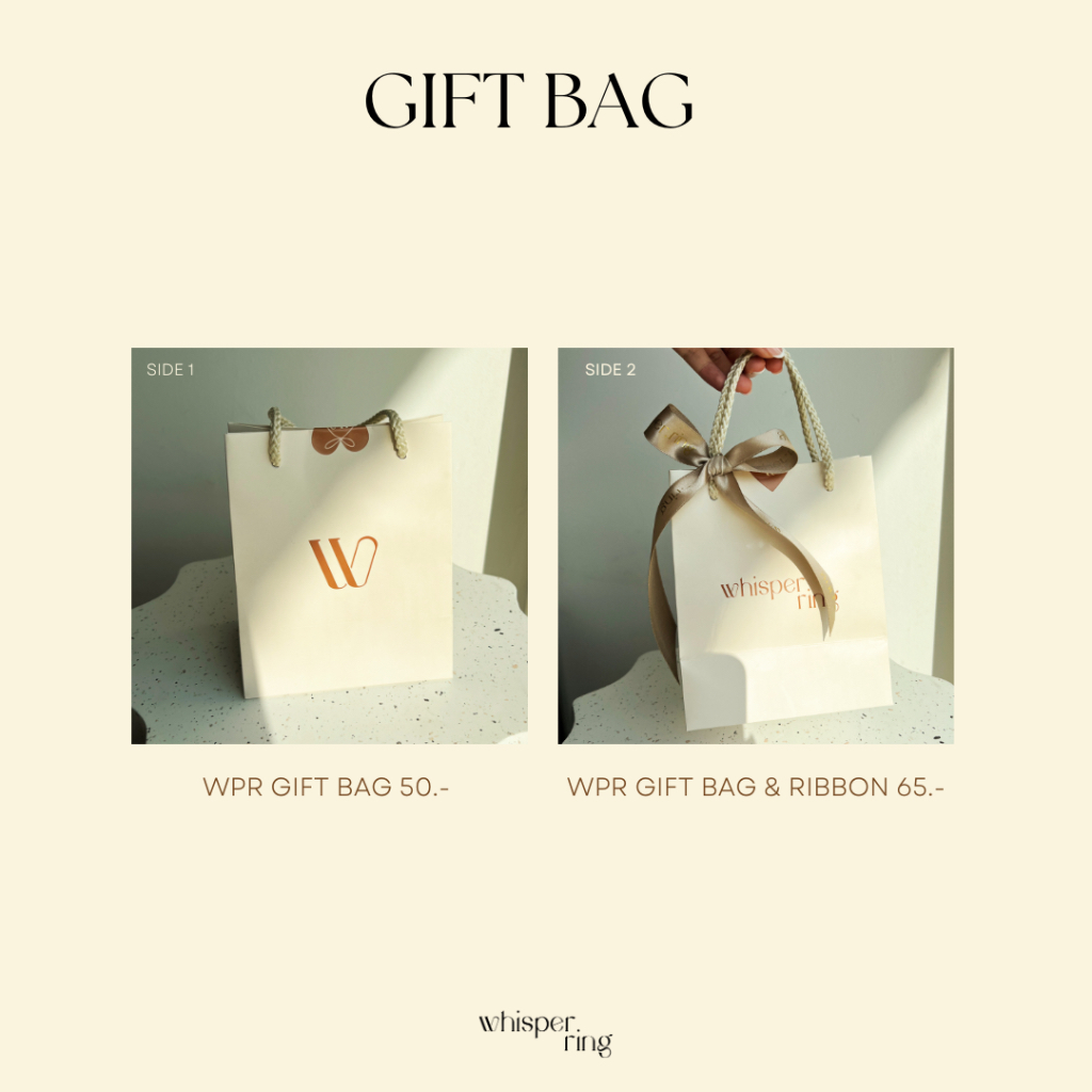 whisper.ring-WPR GIFT BAG *ถุงของขวัญ ไม่รวมสินค้า* (วางในกล่อง)