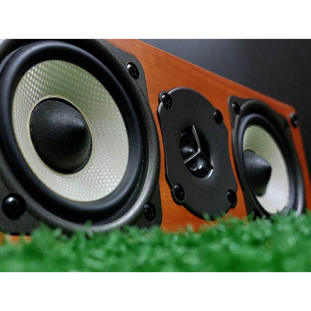 ลำโพง Center Onkyo รุ่นST-V20XCจากตู้ญี่ปุ่นมือ2 ส/ก/ย/9.5/26.5/13/cm.ดอก 3 นิ้ว 2 ดอกคู่ ร่องรอย มี