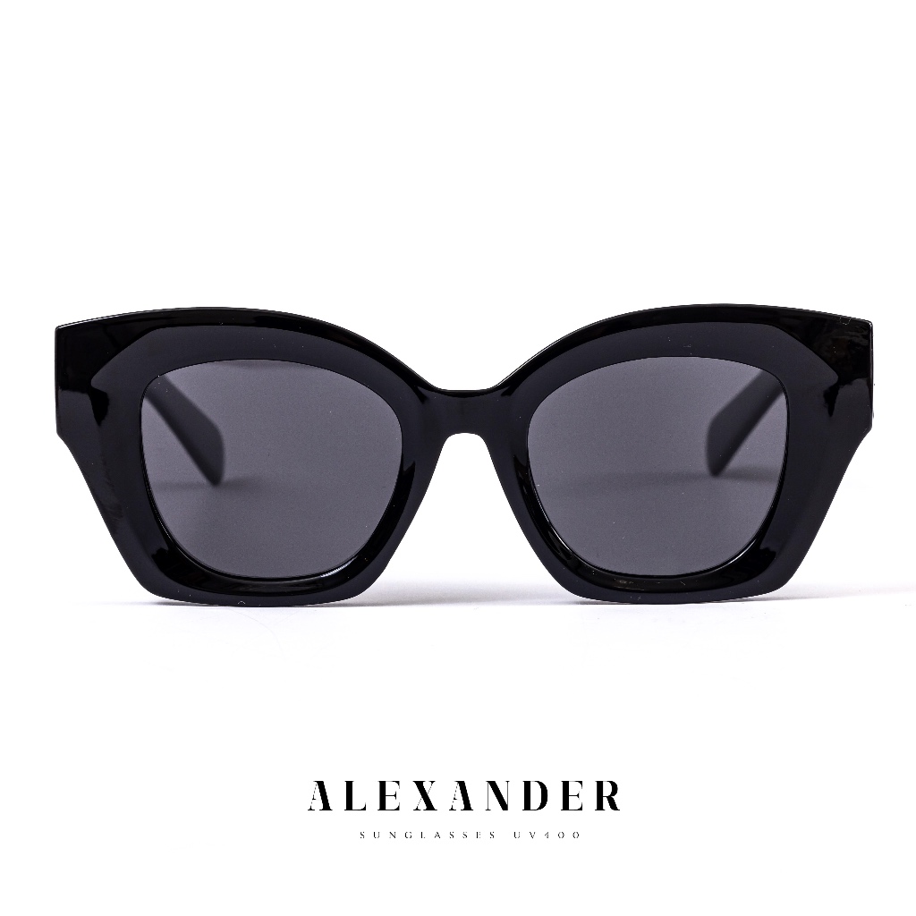 **A20 แว่นกันแดด A L E X A N D E R ผ่านการทดสอบเลนส์แท้💯 UV 400 แถม FREE อุปกรณ์ครบ