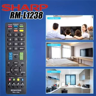 (มีส่งด่วน) รีโมททีวี SHARP รุ่น GB139WJN1 ใช้แทนของเดิม ทรงแบบนี้ ได้เลย 100%