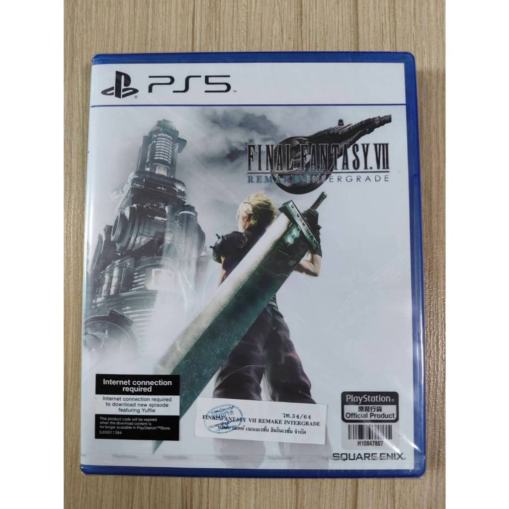 มือ 1 PS5 Final Fantasy FF 7 VII Remake Intergrade (Z3/Asia) Eng ของใหม่ในซีล