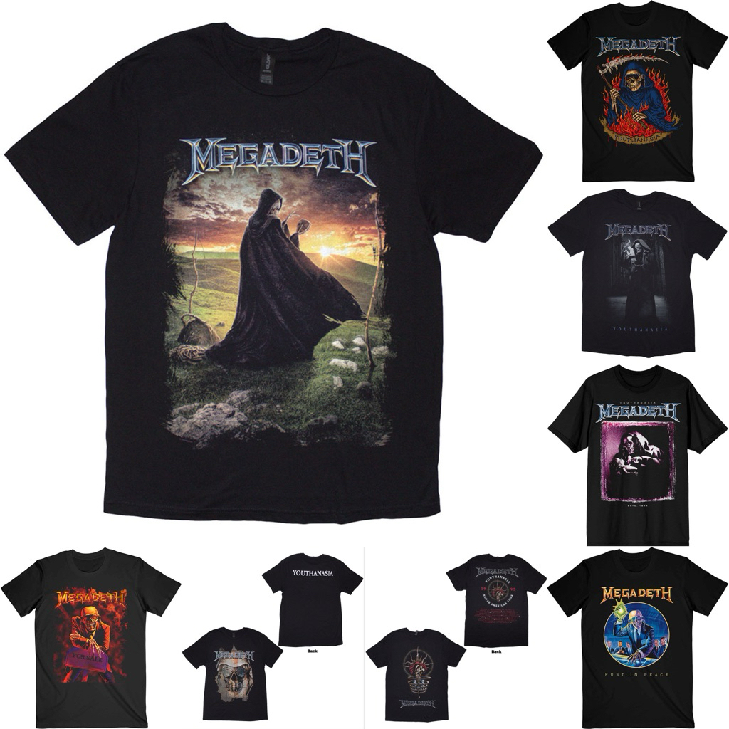 ⚠️เปิด PREORDER เสื้อวงดนตรี Megadeth T-Shirt ลิขสิทธิ์แท้จาก UK