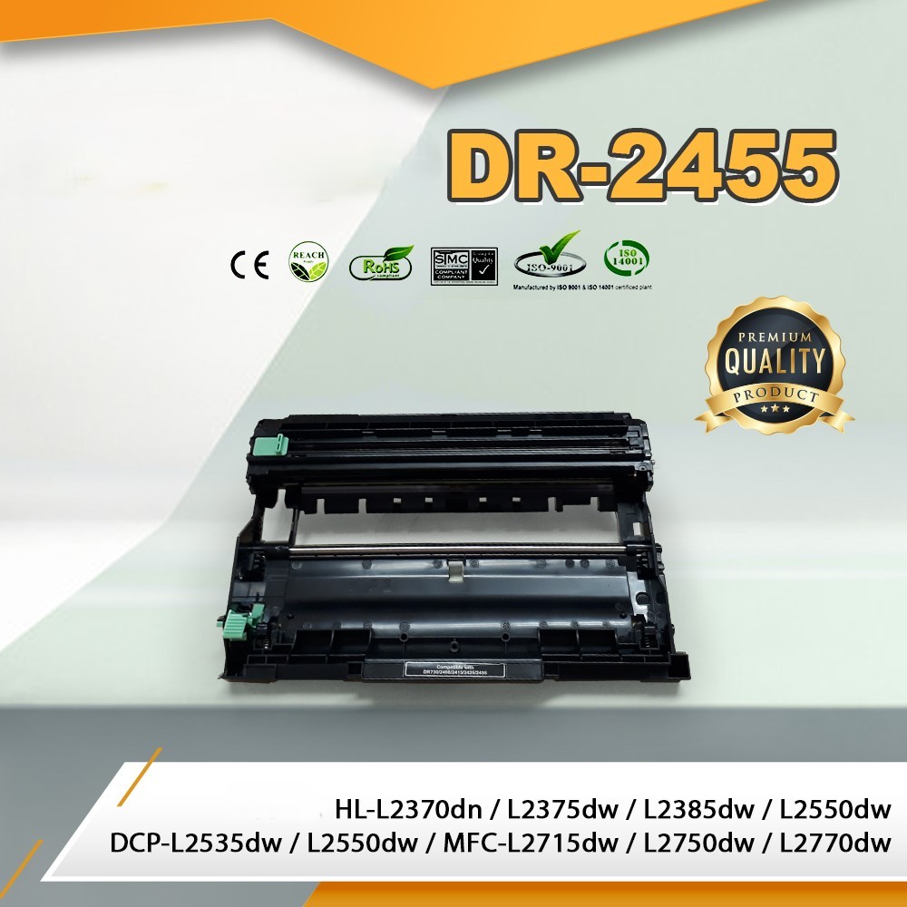 DR2455, DR-2455, ดรัม  ตลับDRUMเทียบเท่า  ใช้กับ Brother L2370dn /L2375dw /L2385dw /L2550dw /L2535dw