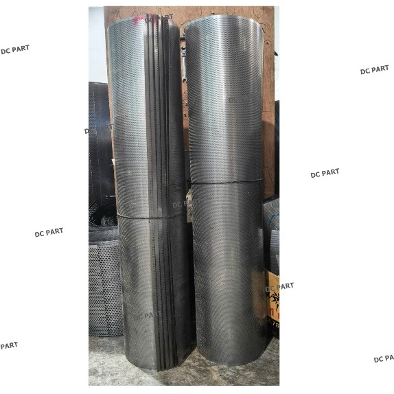 ตะแกรงสแตนเลส SUS ปั้มรูกลม หนา 0.4 มิล เบอร์ 8 (รู 2.1มม) ขายยกแผ่นขนาด 122x 244 ซม. (4x8 ฟุต) ใช้งานปิดข้างรถบรรทุก