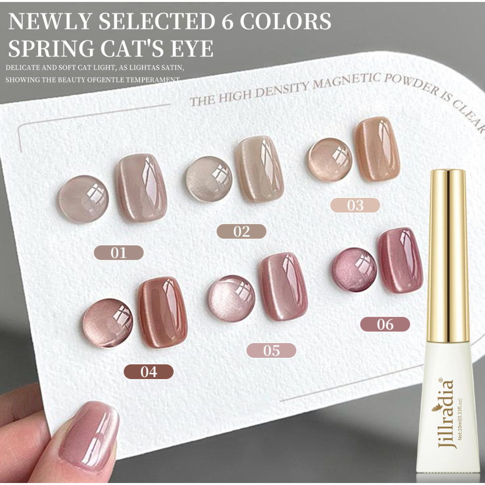 สีลูกแก้ว Jillradia สีเจลลูกแก้ว สีทาเล็บลูกแก้ว รุ่น LY