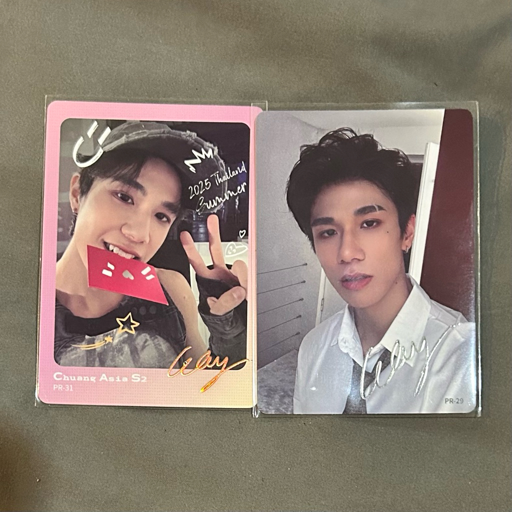 การ์ด PR v.1 & v.2 Whylucas in CHUANG ASIA S2 (2025)