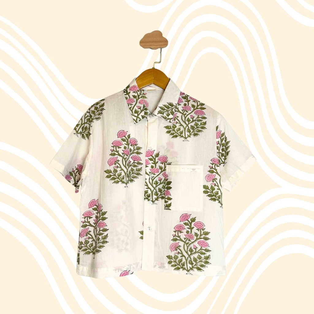 PIRIYA : Lena Shirts เสื้อเชิ้ตแขนสั้นผู้หญิง