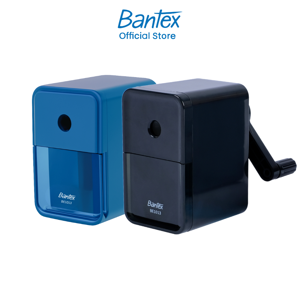 Bantex กบเหลาดินสอ กบเหลาดินสอตั้งโต๊ะ กบเหลามือหมุน หมุนง่าย เหลาเร็ว ใบมีดคม Pencil sharpener