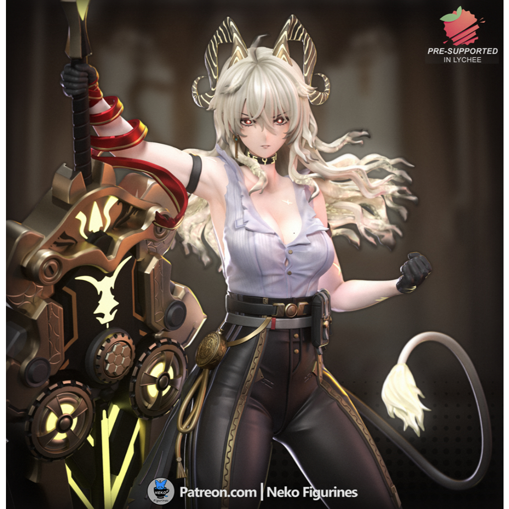 โมเดลดิบยังไม่ทำสีจาก  Wuthering Waves : Zani (2nd Form)