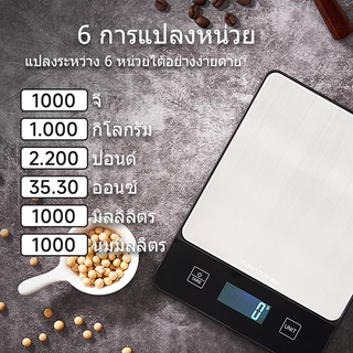 SUNATUR · Digital Kitchen Scale ตาชั่งดิจิตอล เครื่องชั่งอาหารดิจิตอล เครื่องชั่งดิจิตอล