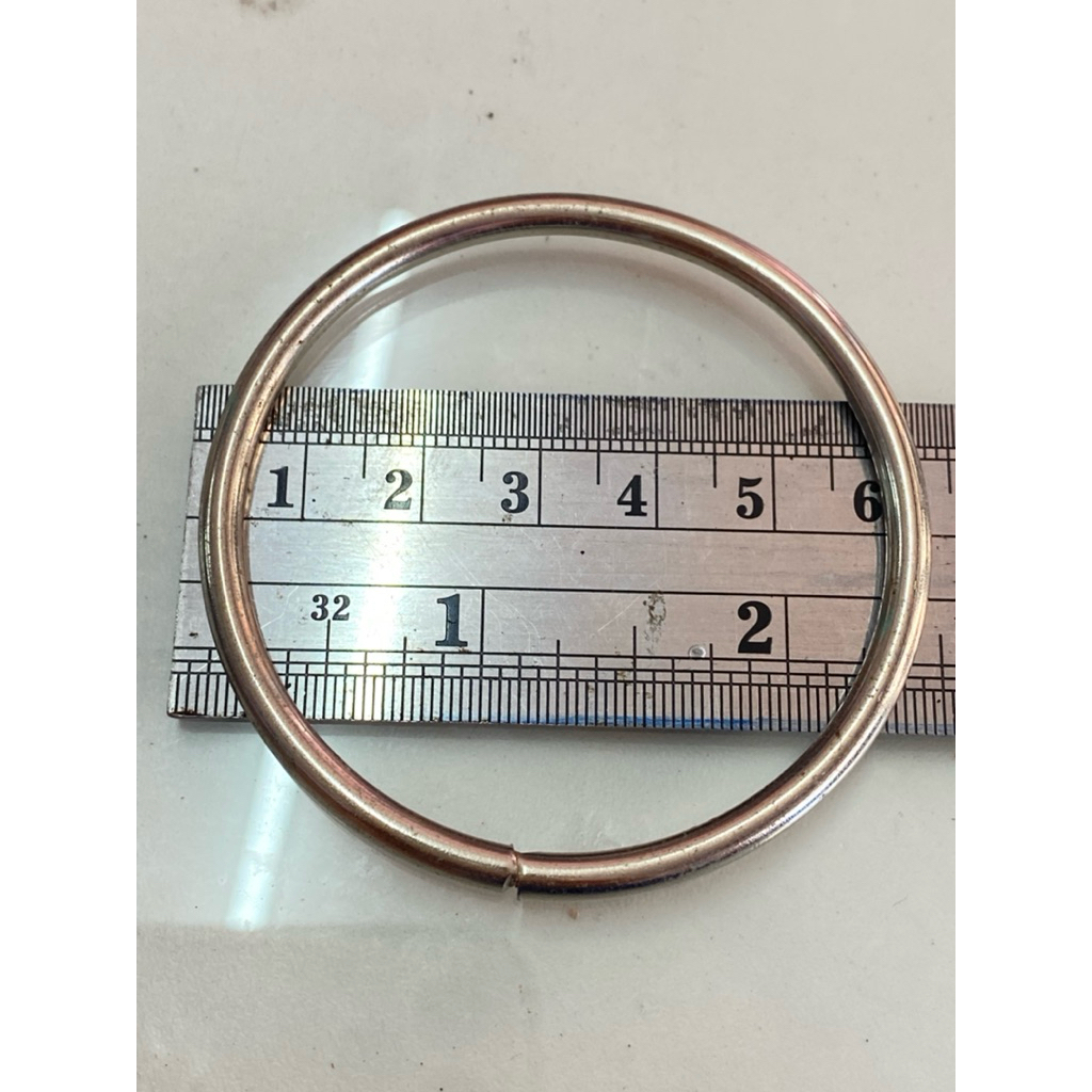 ห่วงกลมเหล็ก งานเงินโรเดียม ห่วงพวงกุญแจ ทรงกลมใหญ่ สีเงิน ขนาด4เซน งานเกรดเอ สีสวย ส่งไว ทรงสวย เส้นลวดหนา ห่อ50ชิ้น - รูปที่ 4