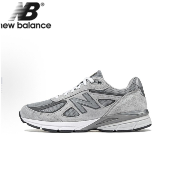 【ของแท้ 100%】New Balance NB 990 V4 Low cut Grey