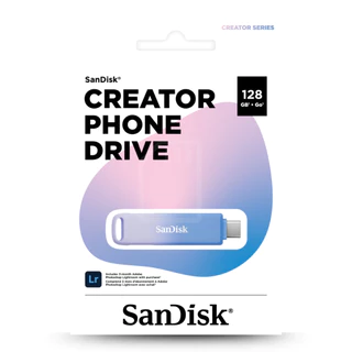 SanDisk Creator Phone Drive - 256GB , 128GB for iPhone , iPad Backup สำรองข้อมูล ( SDIXD0N ) 2Y
