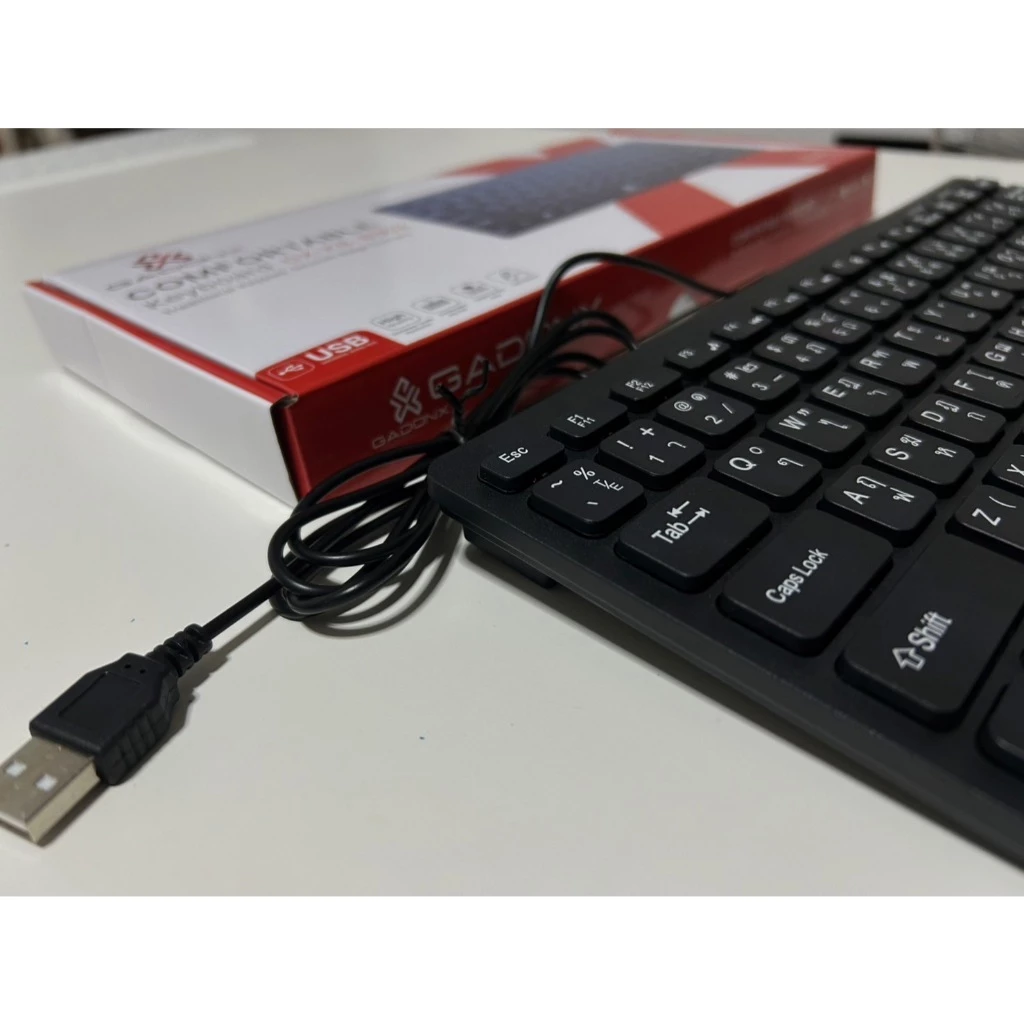 GADONX GX-KB-8302 คีย์บอร์ด USB มีสาย ไทย-อังกฤษ thumbnail 8
