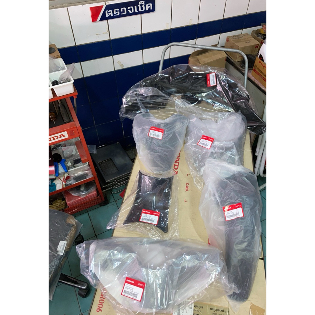 ชิ้นดำด้าน เวฟ HONDA Wave125i ไฟเลี้ยวบังลม แท้ศูนย์ฮอนด้า