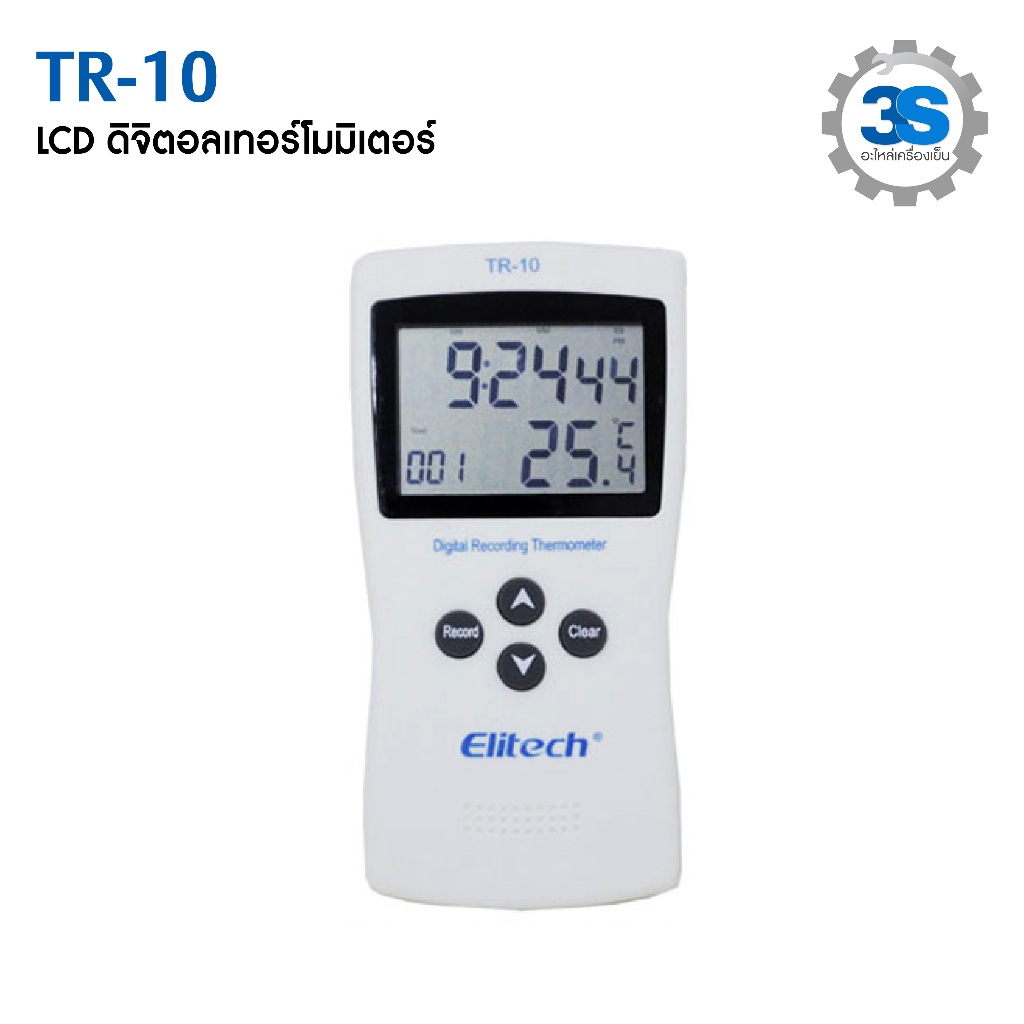 TR-10 Simple Record Thermometer time memory 100 pionts Elitech
