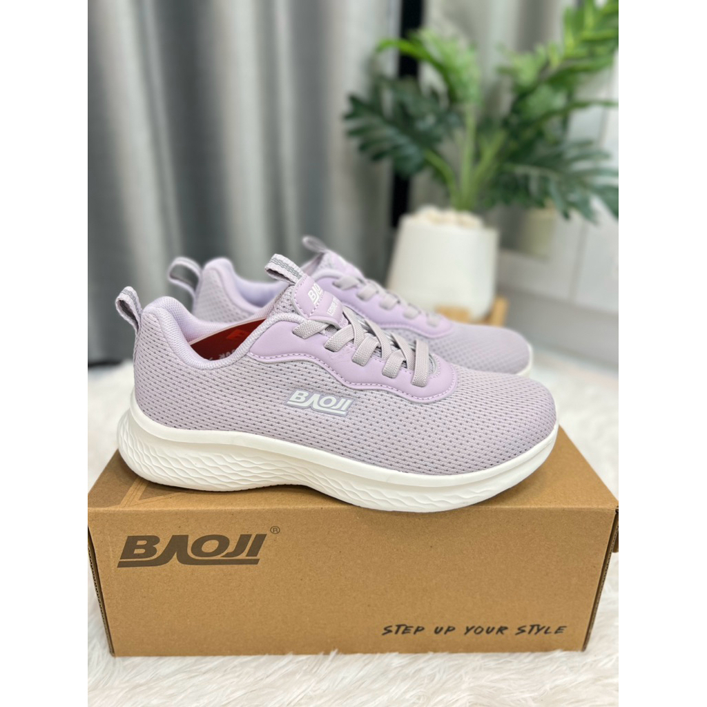 รองเท้าผ้าใบ บาโอจิแบบสวม ไม่ผูกเชือก ของแท้💯BJW1075 - รูปที่ 4