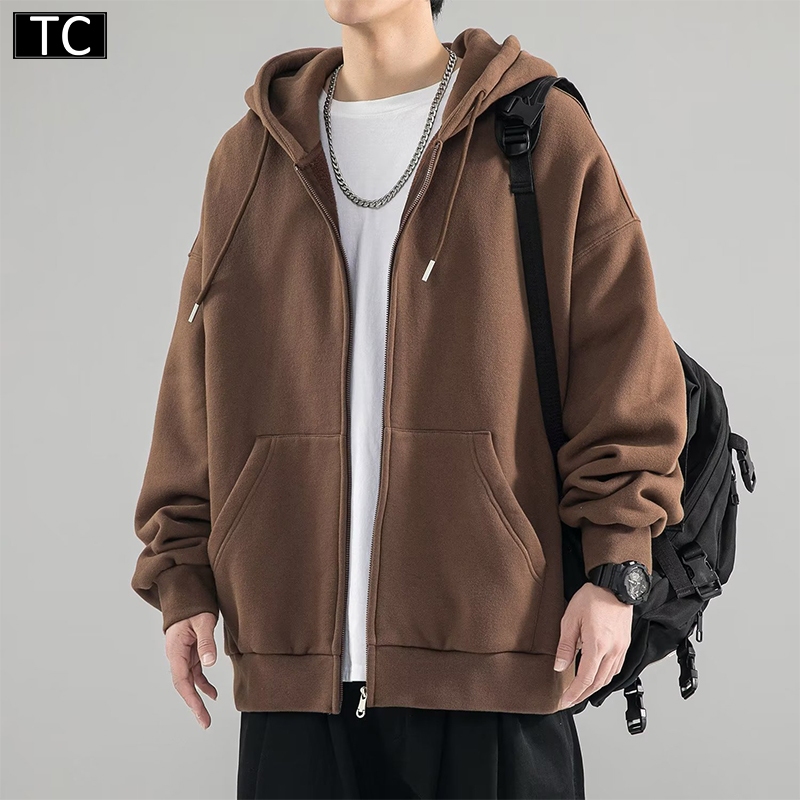 TC เสื้อแฟชั่นกันหนาวมีเซปแขนยาวมีหมวก ผ้าดีผ้าหนุ่มใส่สบาย เสื้อกันหนา รุ่น2838