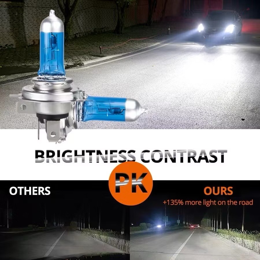 car หลอดไฟหน้า ไฟตัดหมอก H4/H7/H11/9005/9006/H112V 100W มี6รุ่นให้เลือก