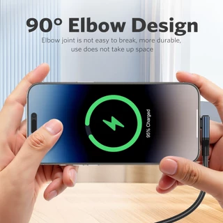 MEEGOO สายชาร์จเร็ว Type C 240W USB2.0 ถ่ายโอนที่รวดเร็ว C to C Fast Charging แบบข้อศอก