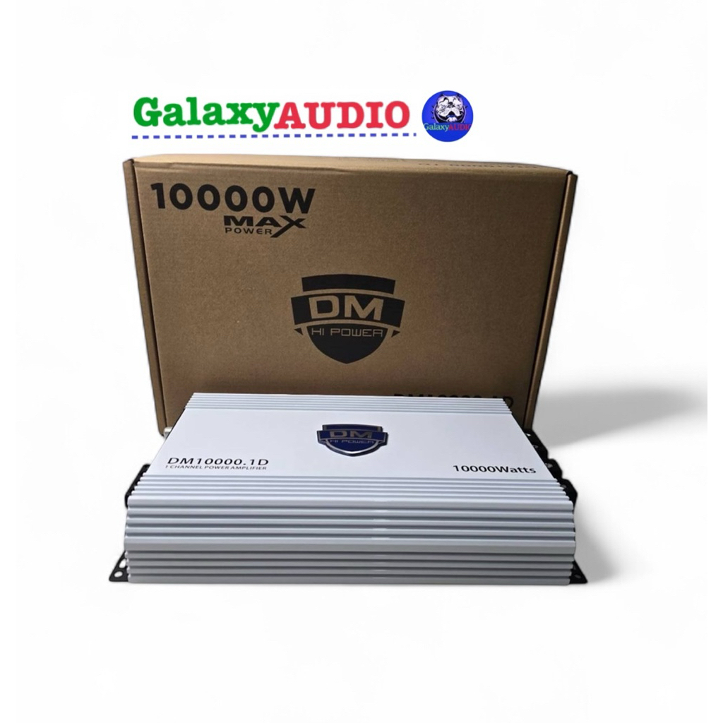 เพาเวอร์แอมป์ แอมป์บราซิล DM รุ่น DM10000.1D แอมป์ดิจิตอล กำลังขับ 10000W/วัตต์เต็มๆ อัดได้เต็มแรง ข