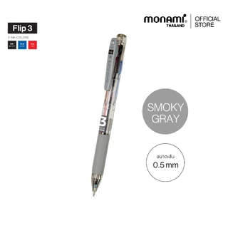 Monami ปากกาลูกลื่น 3 ระบบ รุ่น Flip 3 สีใหม่ ขนาดหัว 0.38 มม. และ 0.5 มม.